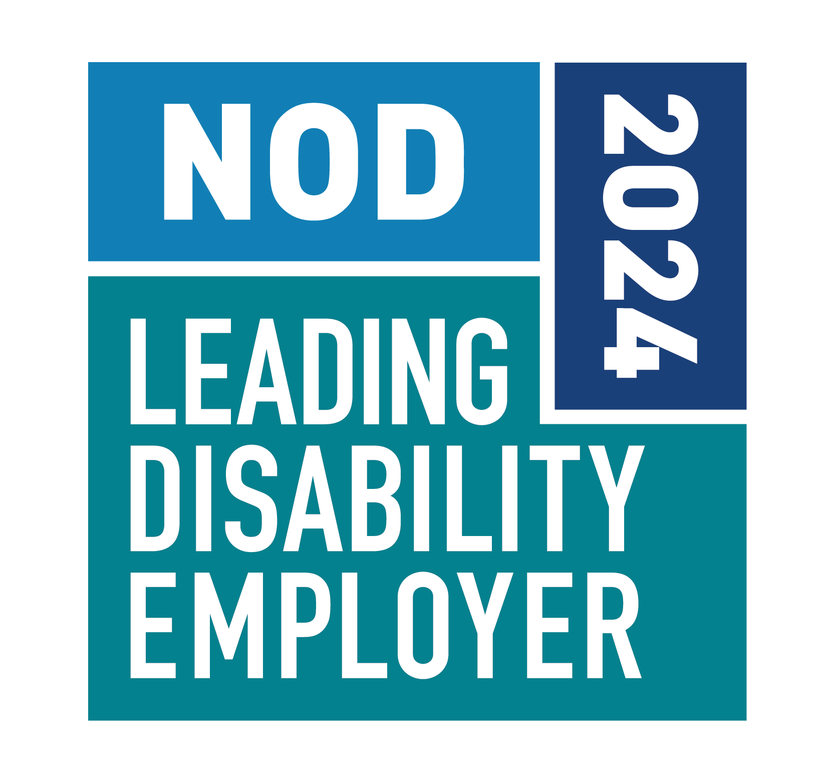 NOD Leading Disability Employer 2024 award logo