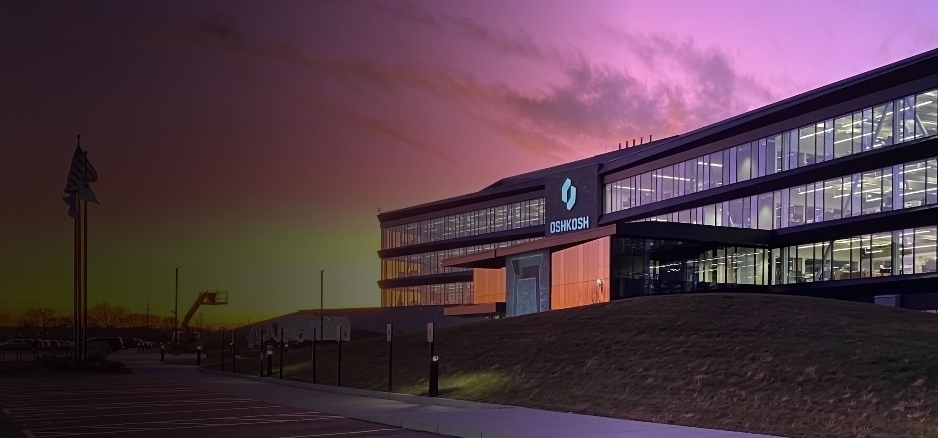 Image of Oshkosh Corporation headquarters outside