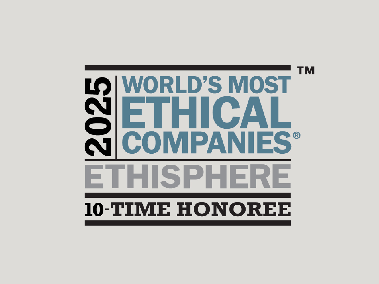 2025 World's Most Ethical Companies 10-year honoree logo